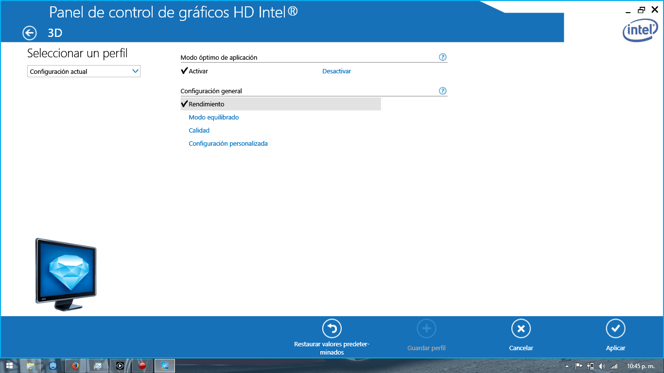 Configuración optima para Gráficos Intel HD 2 Configuración optima para Gráficos Intel HD - Tecnogamer