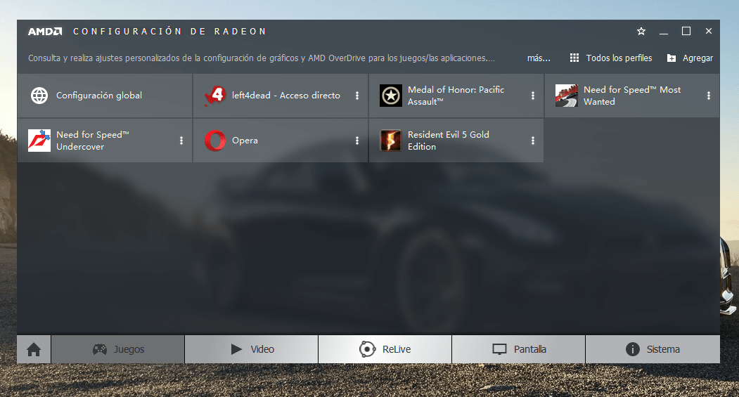 AMD Radeon Controler