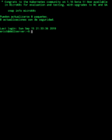 JuiceSSH: 1 Cliente SSH Clásico e Ideal para Android 5 Conexión establecida a un servidor en JuiceSSH