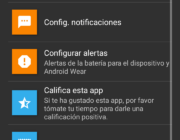 Ampere Conoce el estado de tu batería de tu android 3 Pestaña de configuraciones de Ampere