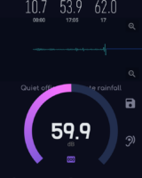 Pantalla principal de Decibel