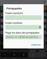 HiPER Scientific Calculator La calculadora para Android 6 Datos del portapapeles