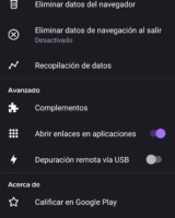 Firefox el mejor navegador web para smartphones del 2020 7 Lista de ajustes de firefox parte dos