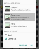 HiPER Scientific Calculator La calculadora para Android 8 Modos de exprecion del resultado