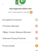 Navega de forma segura con DuckDuckGo Privacy Essentials 2 Calificacion que recibe el sitio