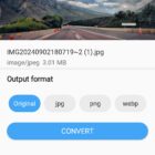 Photo Compressor: Optimiza tus imágenes fácilmente 6 Conversion de Fromato